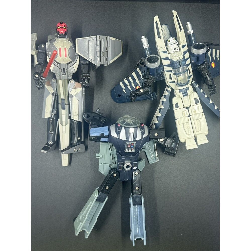 3 Star Wars Transformers See Description